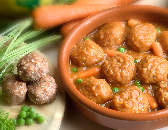 Albondigas - fotografía de alimentos Fotografo de publicidad - Fotografía de alimentos